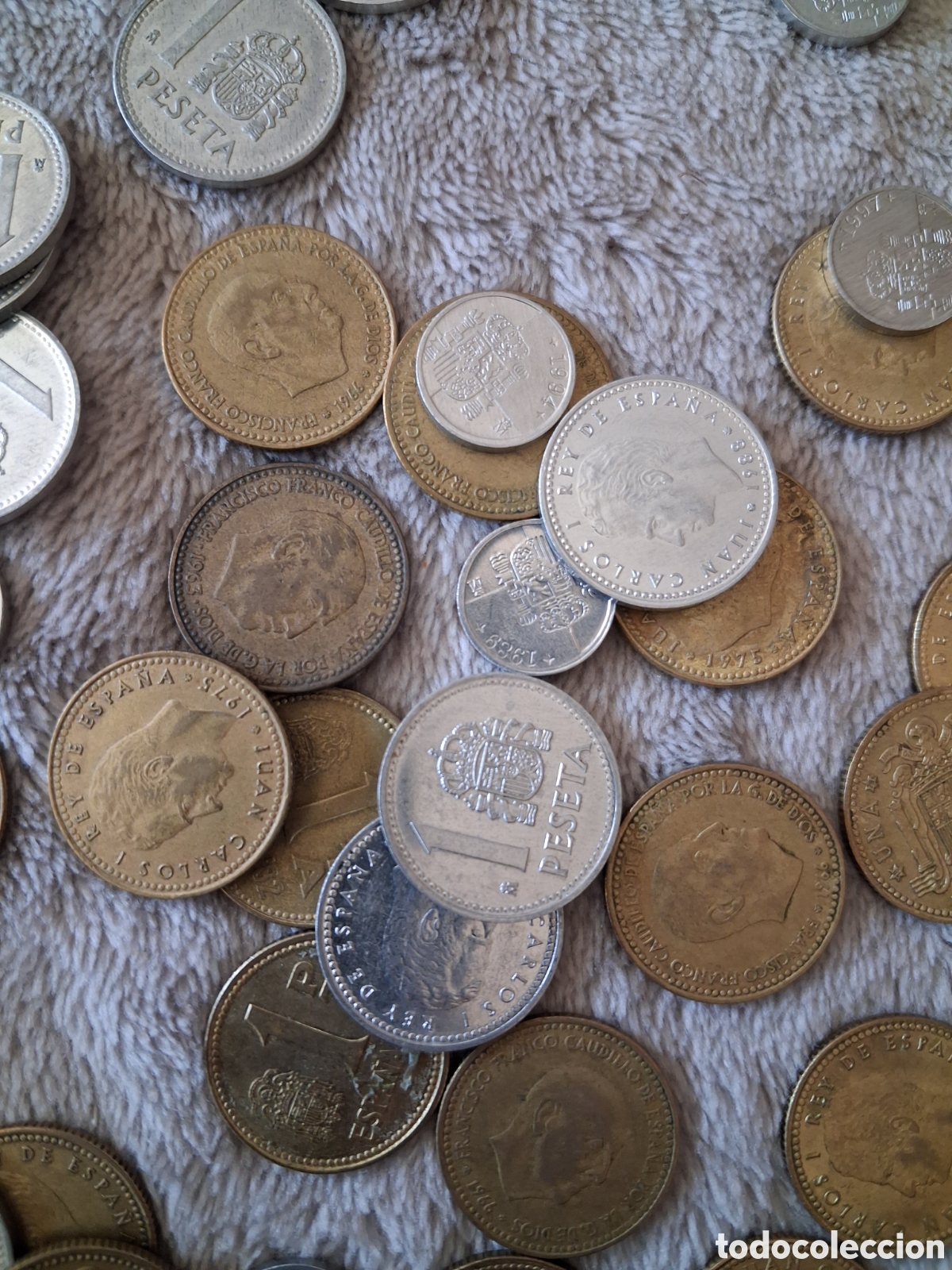 Monedas de Espa&ntilde;a: Lote de pesetas de 1963 a 2001 - Foto 2