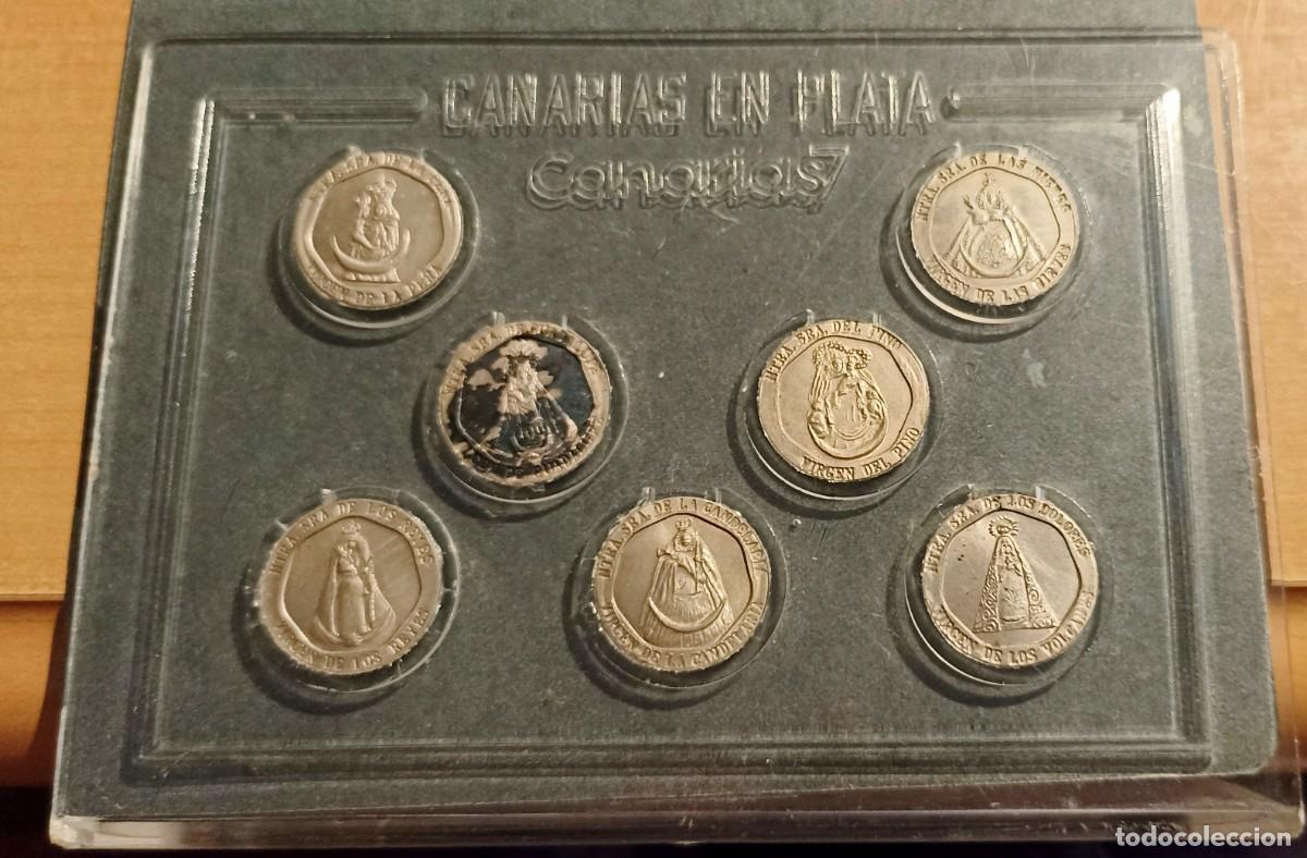 Monedas de Espa&ntilde;a: CANARIAS EN PLATA - 7 MONEDAS - CADA ISLA