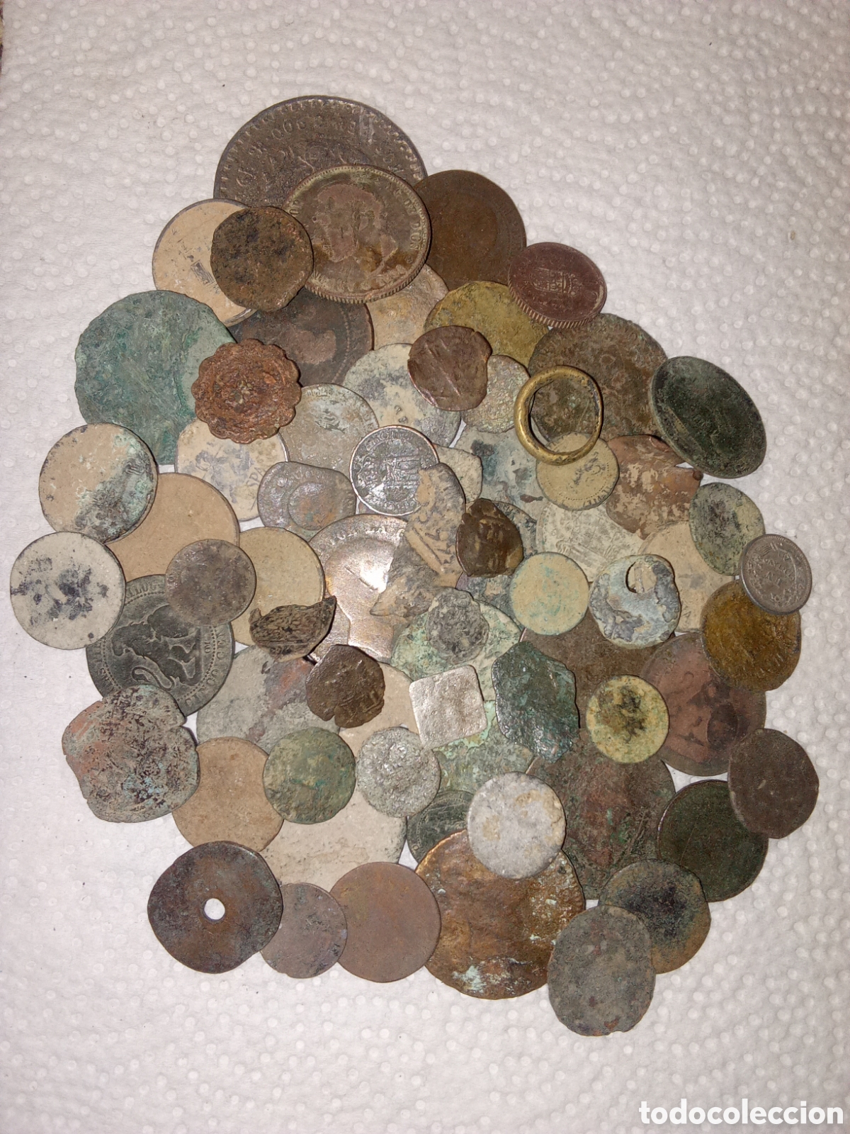 Monedas de Espa&ntilde;a: LOTE DE 64 MONEDAS ANTIGUAS MUCHAS EN BUEN ESTADO