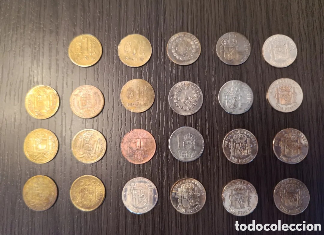 Monedas de Espa&ntilde;a: Antiguas Monedas Historia de la Peseta