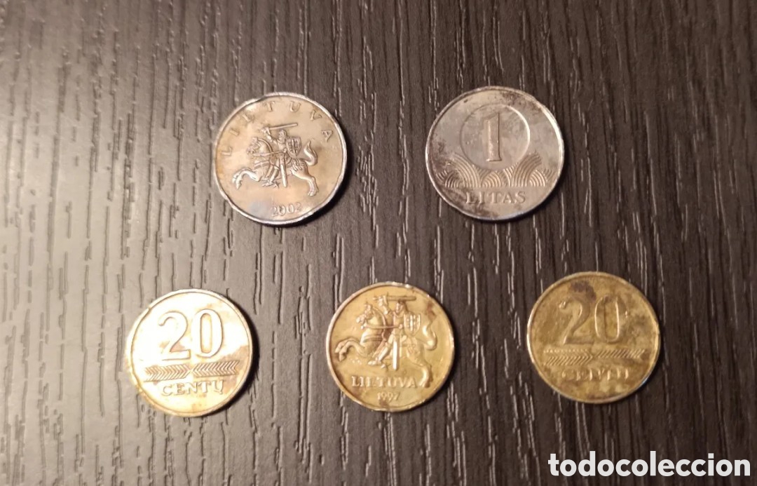 Monedas de Espa&ntilde;a: Lote Antiguas Monedas Lituania - Foto 2