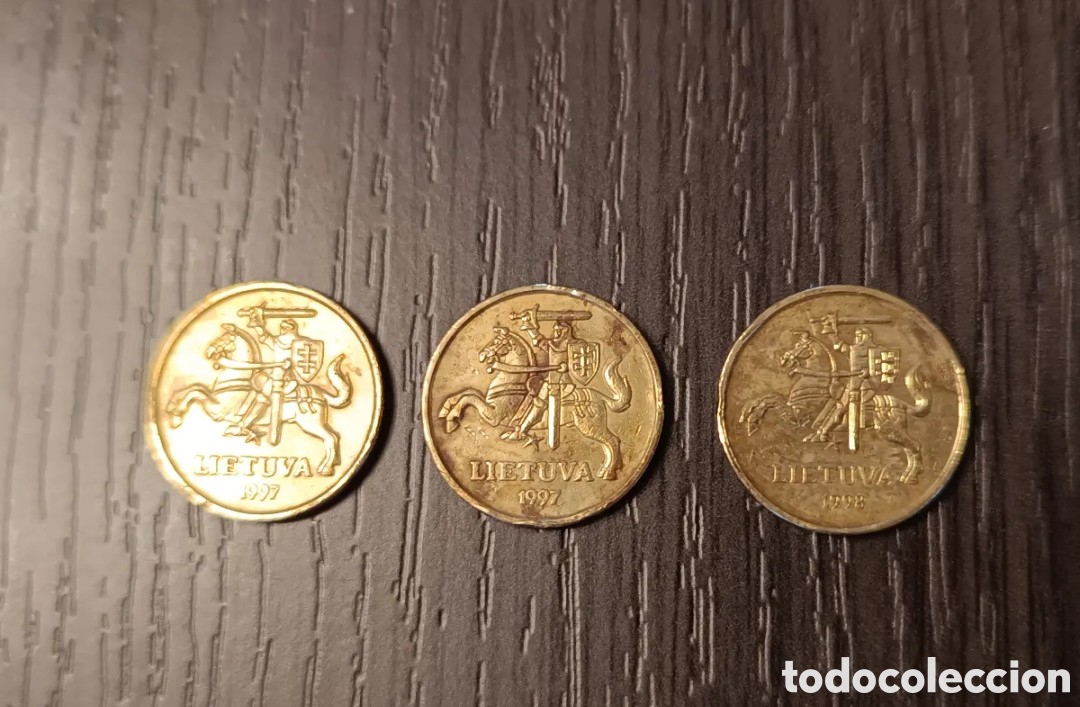 Monedas de Espa&ntilde;a: Lote Antiguas Monedas Lituania - Foto 5
