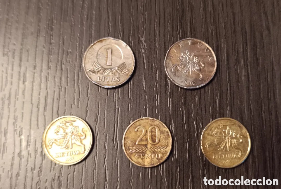 Monedas de Espa&ntilde;a: Lote Antiguas Monedas Lituania - Foto 1