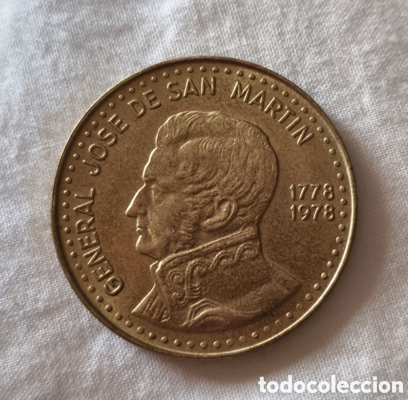 Monedas de Espa&ntilde;a: Moneda 100 Pesos Ley Argentina Error Acu&ntilde;aci&oacute;n