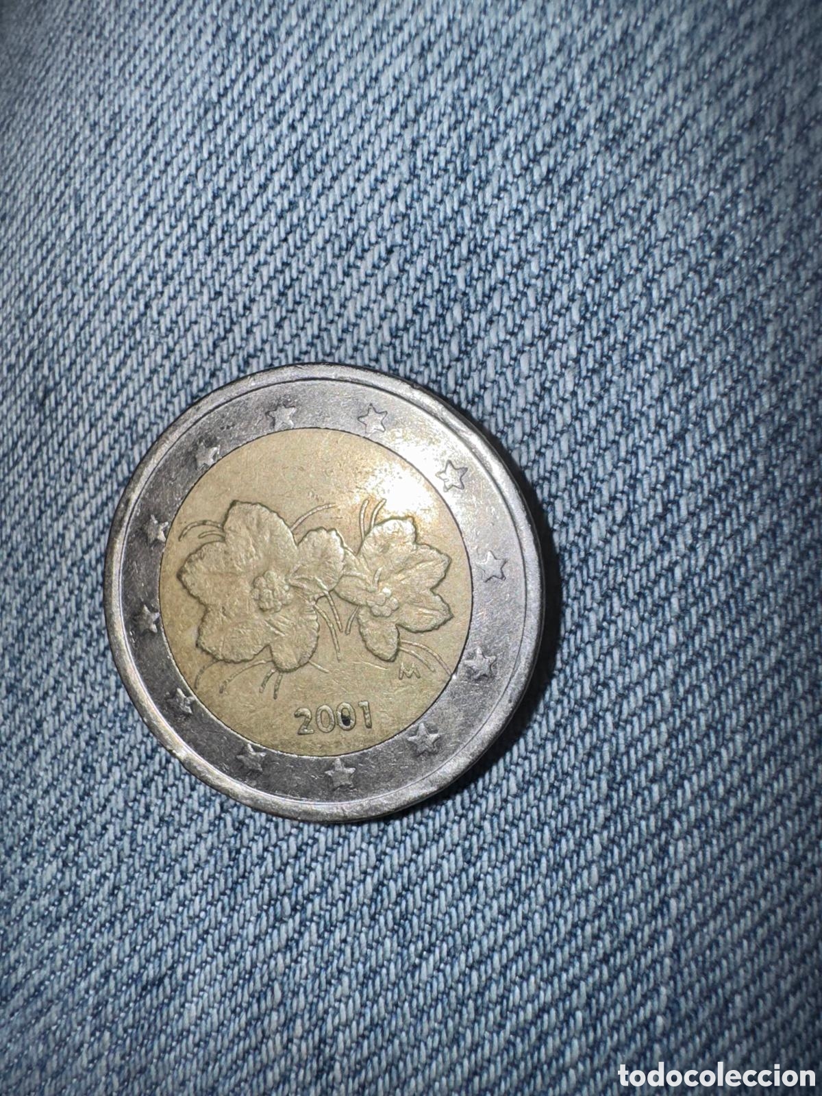 Monedas de Espa&ntilde;a: Moneda 2&euro; flor a&ntilde;o 2001 - Foto 2