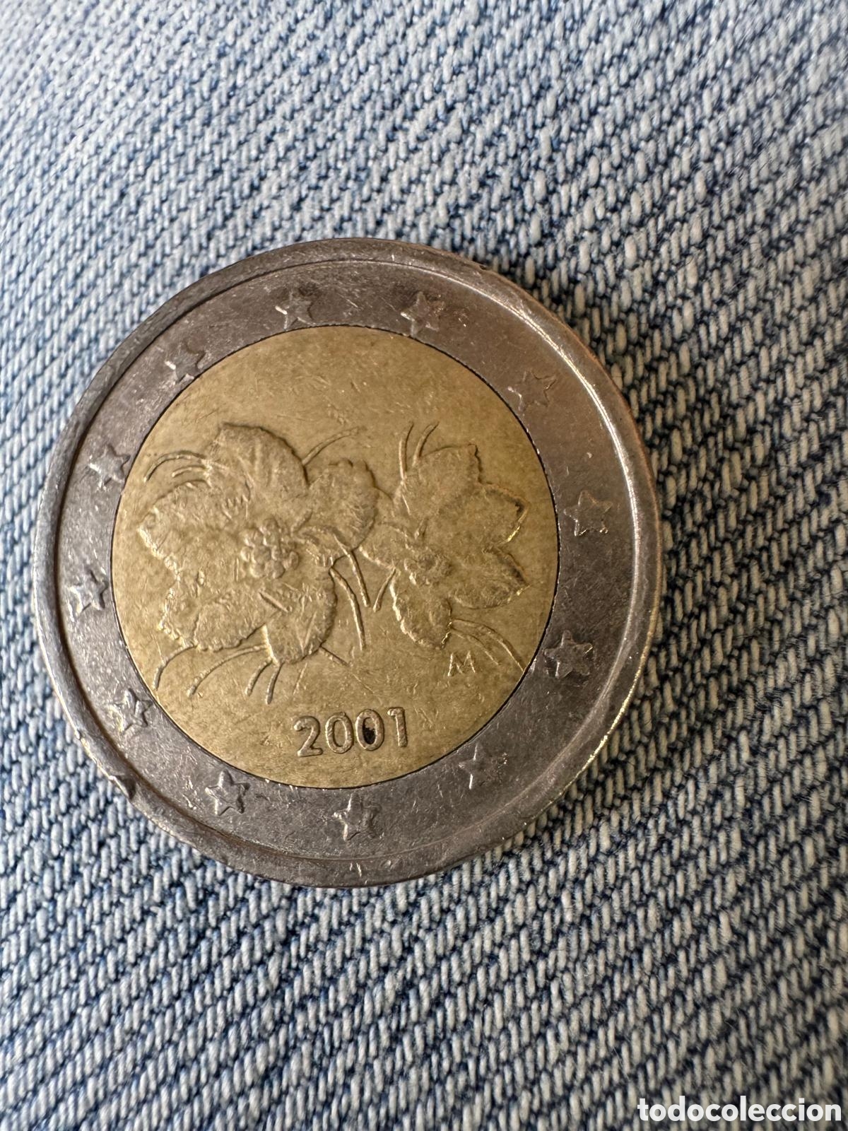 Monedas de Espa&ntilde;a: Moneda 2&euro; flor a&ntilde;o 2001 - Foto 1