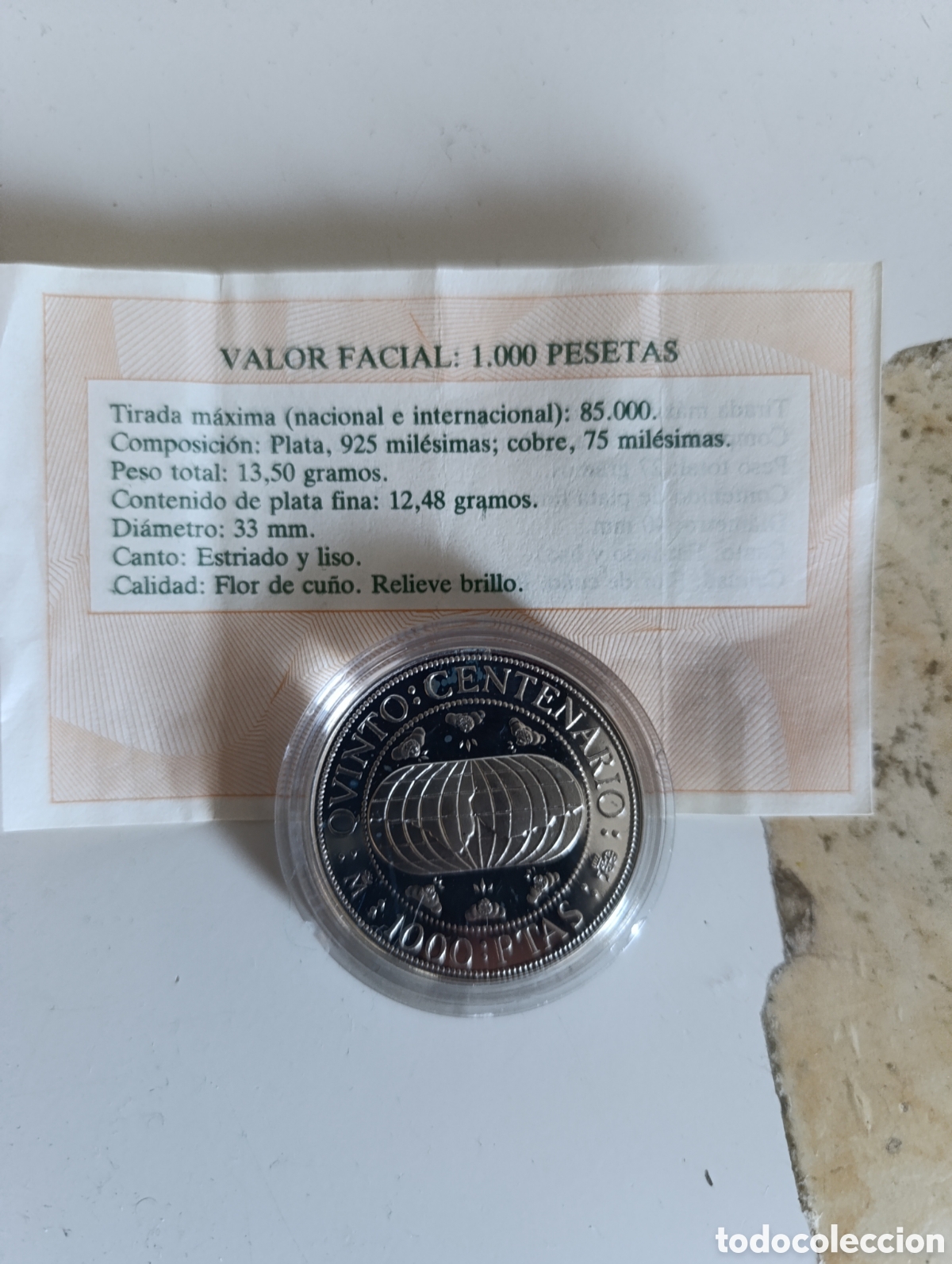 Monedas de Espa&ntilde;a: LOTE 4, 3 MONEDAS PLATA V CENTENARIO - Foto 3