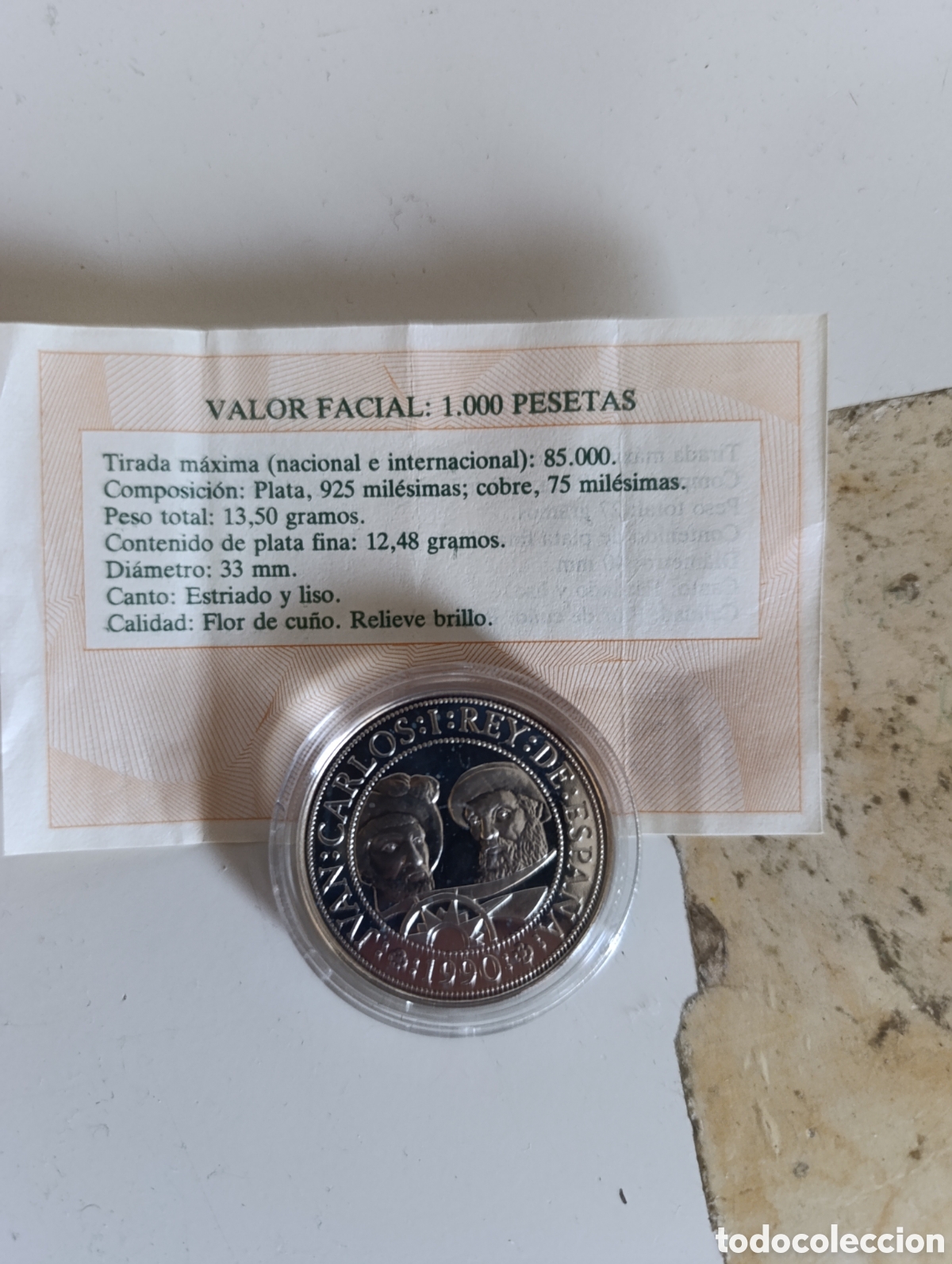 Monedas de Espa&ntilde;a: LOTE 4, 3 MONEDAS PLATA V CENTENARIO - Foto 4