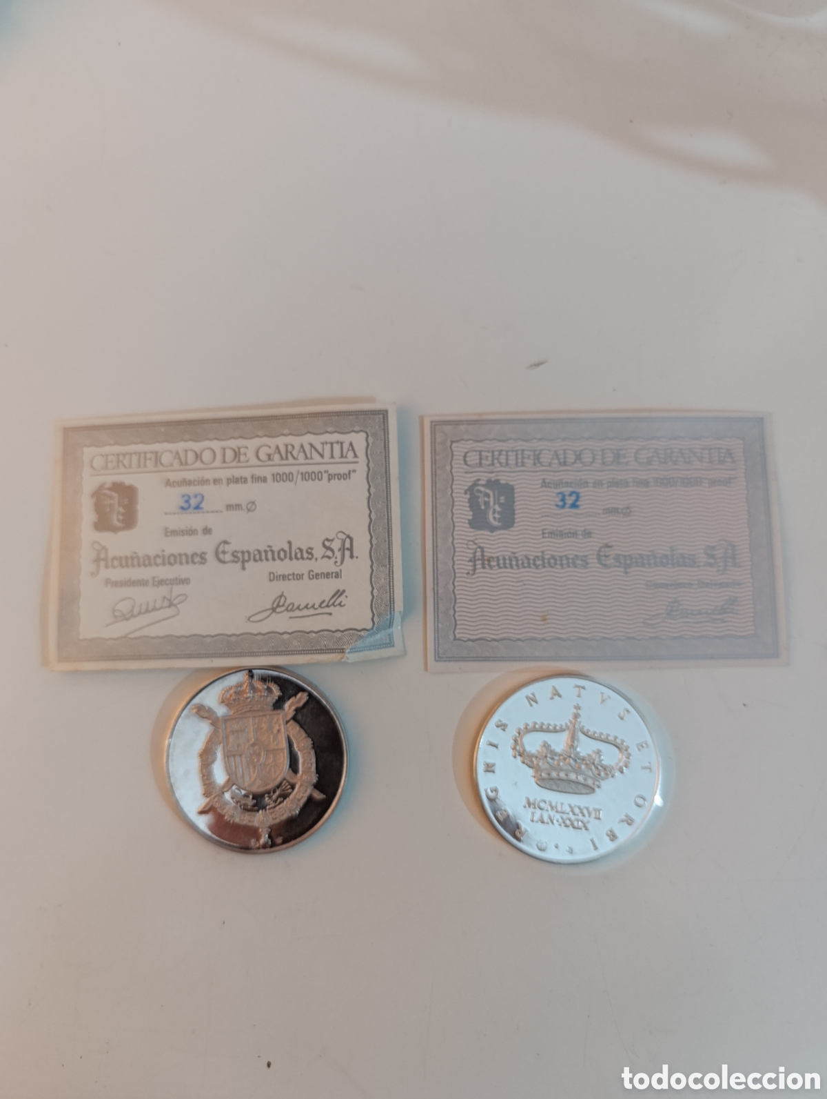 Monedas de Espa&ntilde;a: LOTE 7, 2 monedas de Plata 100% - Foto 2