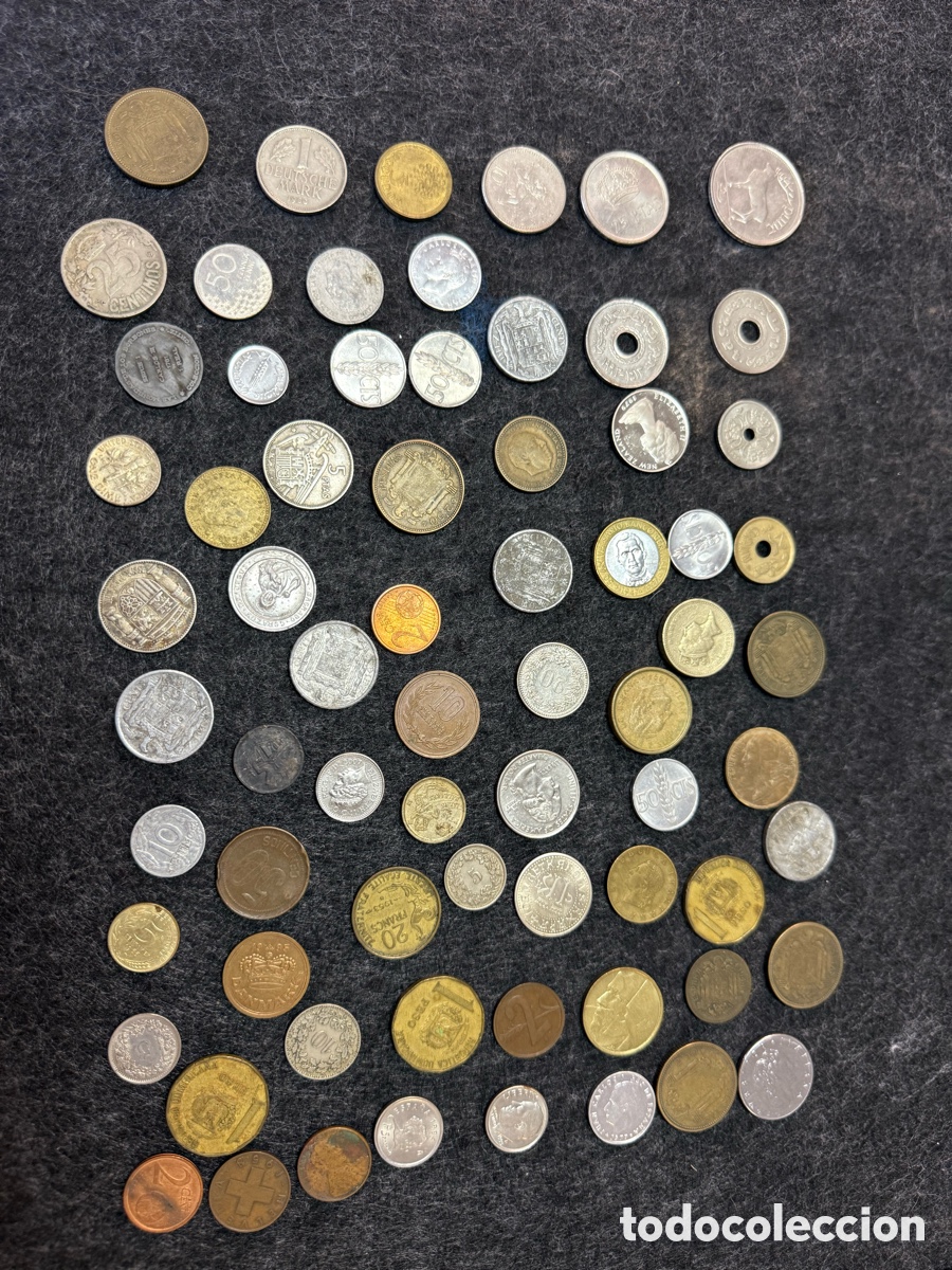 Monedas de Espa&ntilde;a: LOTE MONEDAS VARIAS con GRABADOS - Foto 4