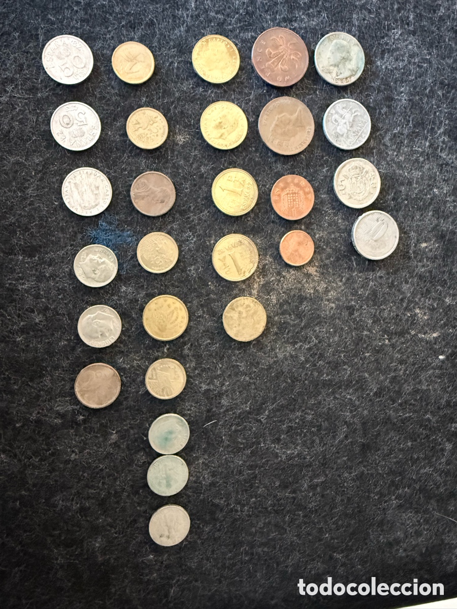 Monedas de Espa&ntilde;a: LOTE MONEDAS VARIAS con GRABADOS