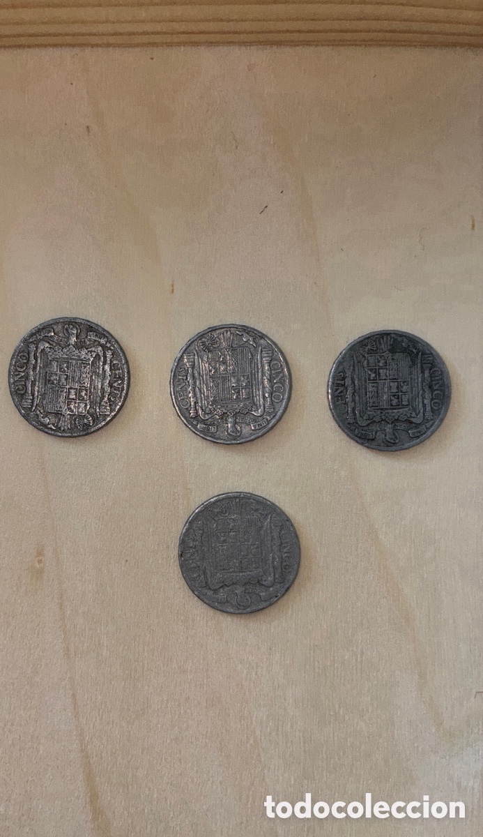 Monedas de Espa&ntilde;a: 5 c&eacute;ntimos de peseta - Foto 2