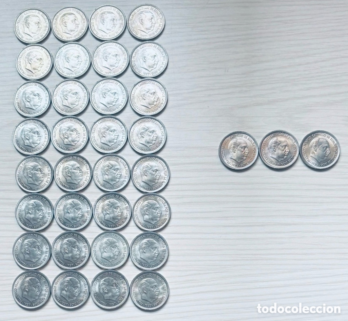 Monedas de Espa&ntilde;a: Moneda espa&ntilde;ola (50 pesetas) (1957)