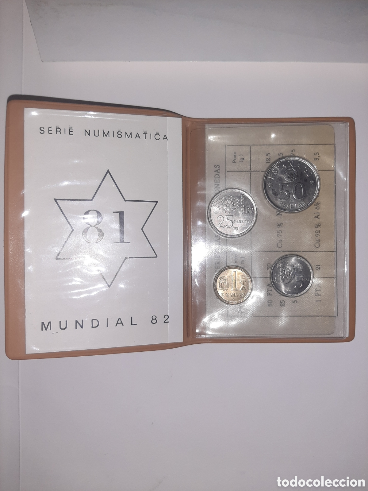 Monedas de Espa&ntilde;a: ESPA&Ntilde;A &rdquo;CARTERA MUNDIAL 82&rdquo; ESTRELLA 81