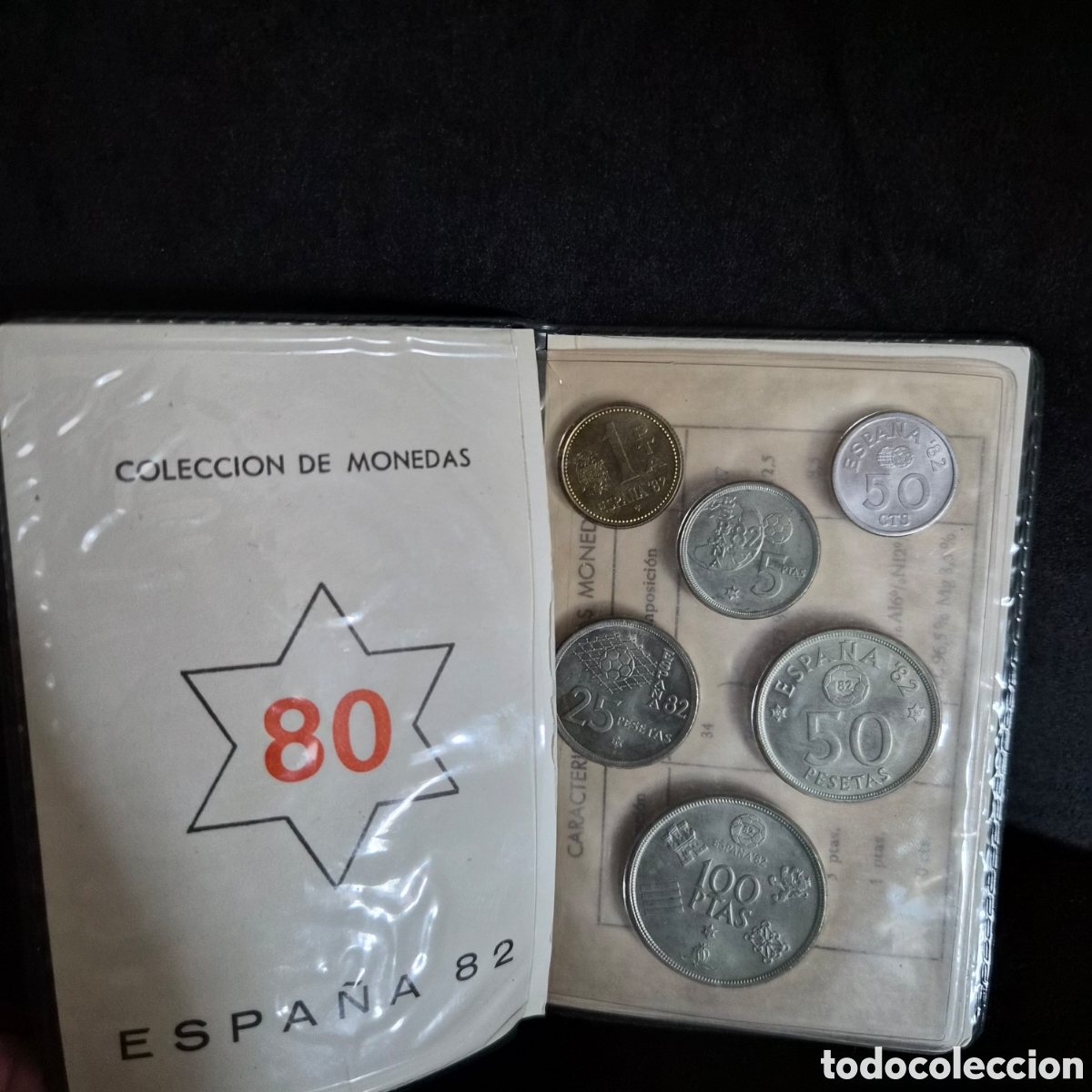 Monedas de Espa&ntilde;a: Cartera de monedas Mundial Dspa&ntilde;a futbol 1982