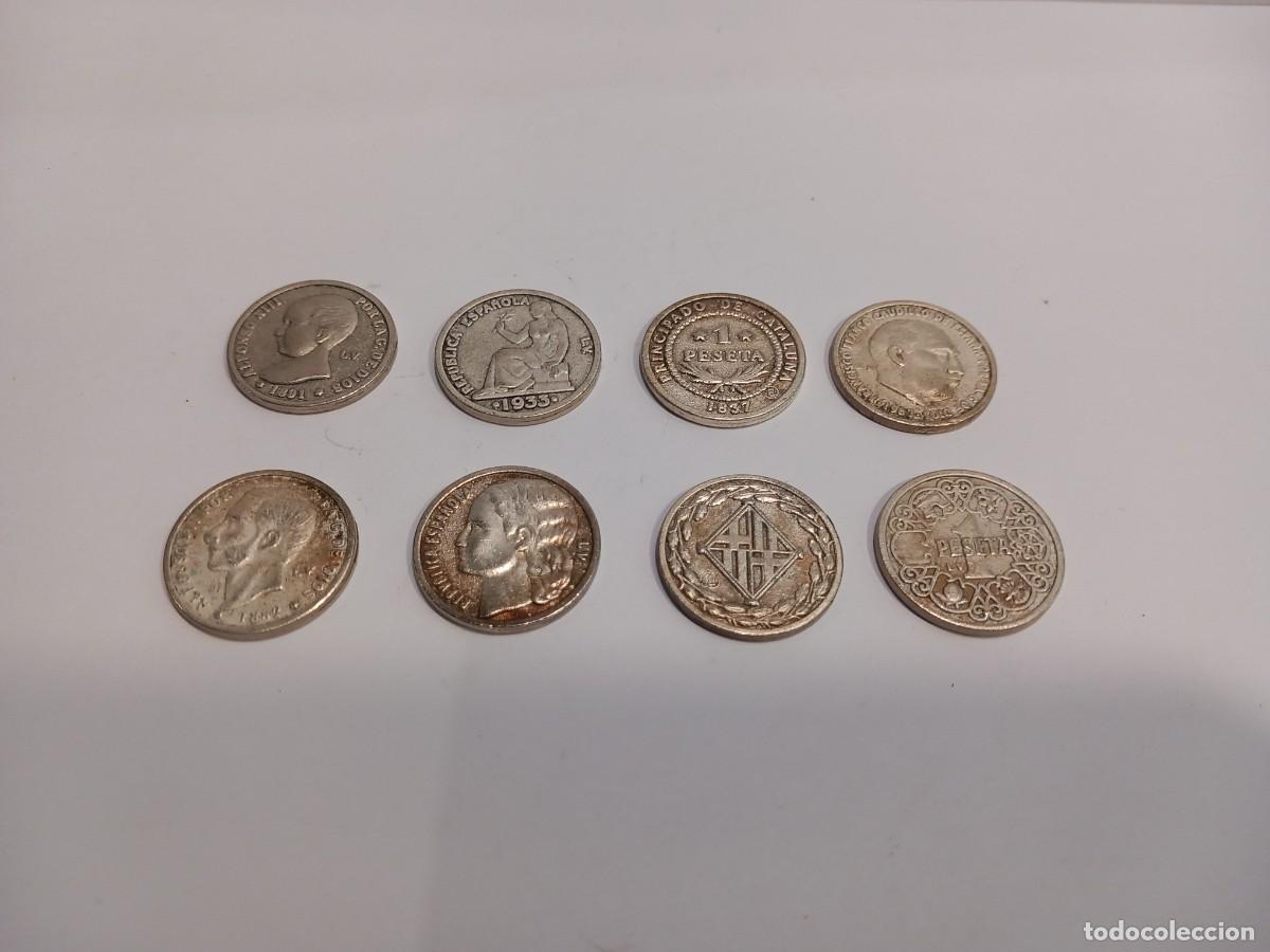 Monedas de Espa&ntilde;a: LOTE DE 8 MONEDAS ESPA&Ntilde;OLAS REPRODUCCI&Oacute;N / COMPRA M&Iacute;NIMA 5&euro;