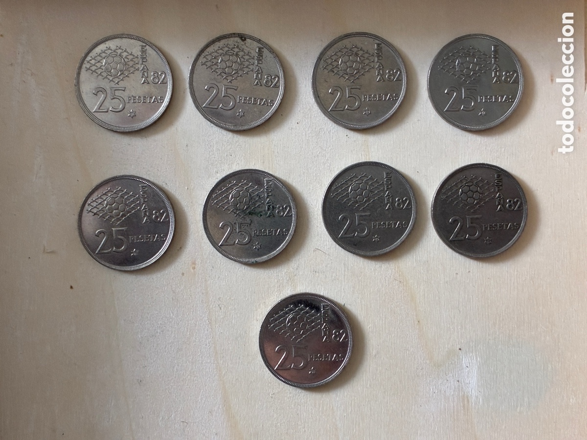 Monedas de Espa&ntilde;a: 25 pesetas 1980 &mdash; Mundial de Espa&ntilde;a 1982