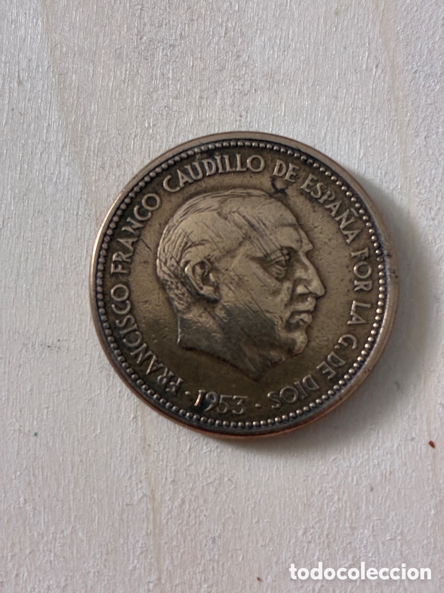 Monedas de Espa&ntilde;a: 2,50 pesetas &mdash; 1953 (56)