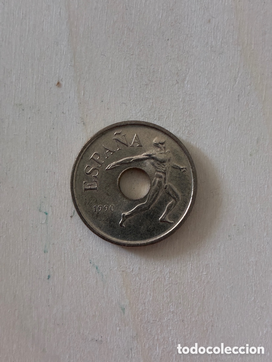 Monedas de Espa&ntilde;a: 25 pesetas de 1990 Barcelona 82