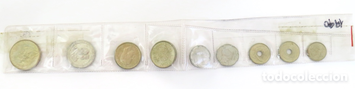 M&uuml;nzen von Spanien: Tira Completa Monedas Espa&ntilde;a 1990 500 200 100 50 25 y 5 Pesetas SC Juan Carlos I