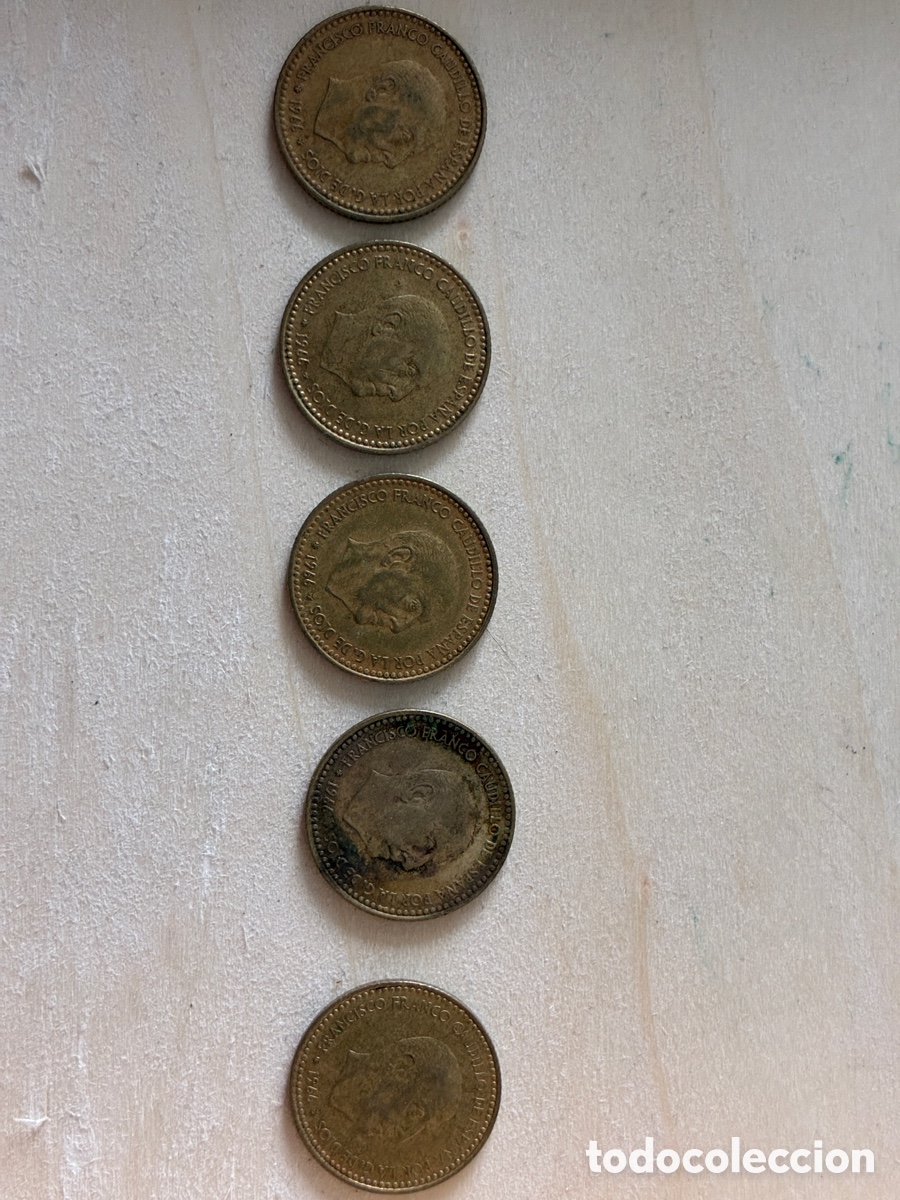 Monedas de Espa&ntilde;a: Una peseta del 1966 estrella 75