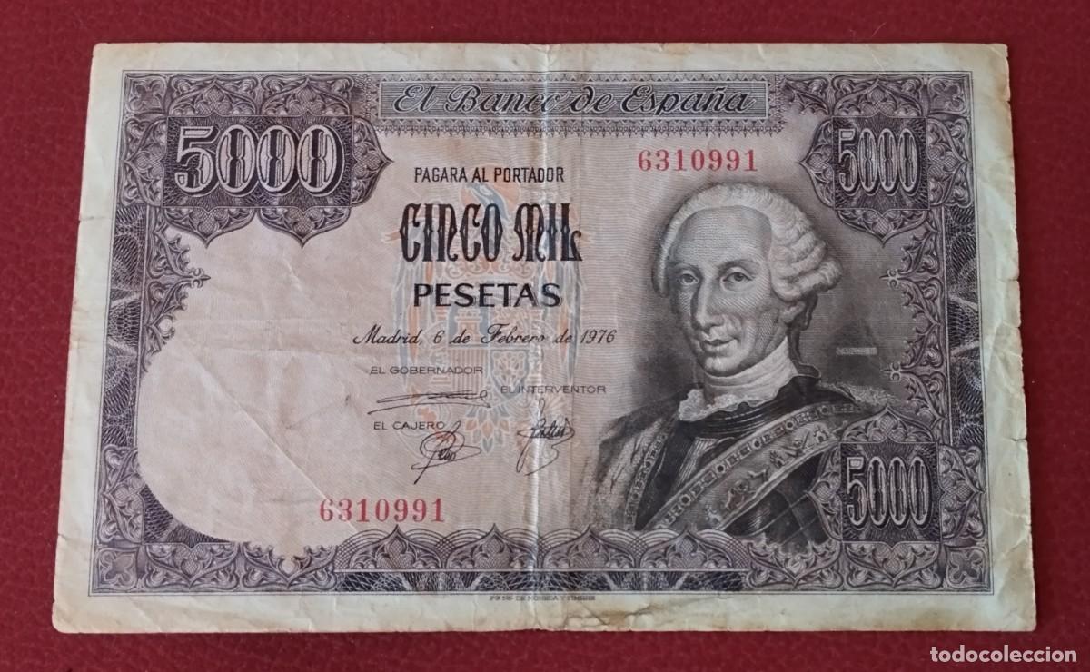 Monedas de Espa&ntilde;a: Billete de 5000 pesetas
