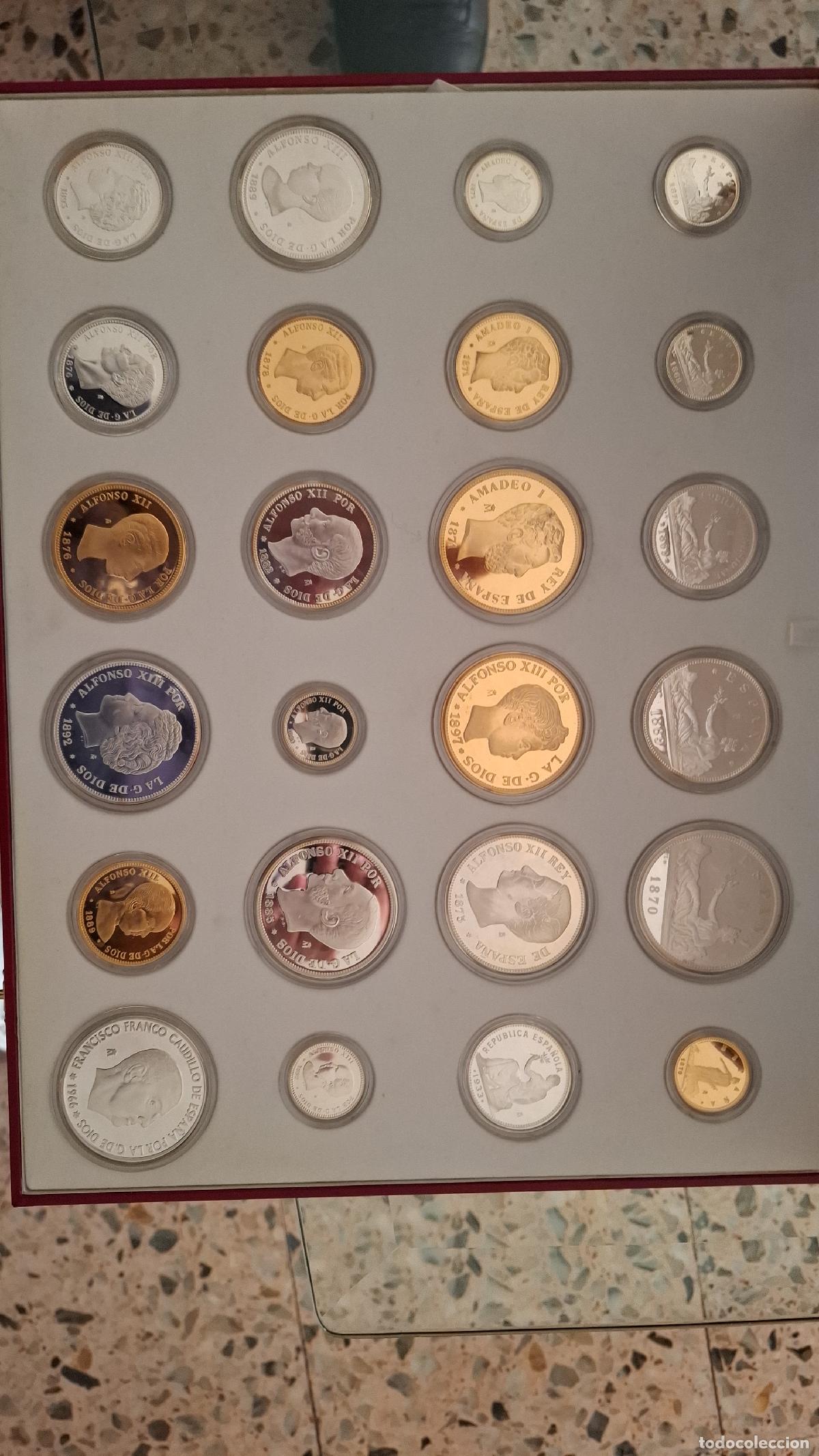 Monedas de Espa&ntilde;a: se vende coleccion de monedas de oro y plata