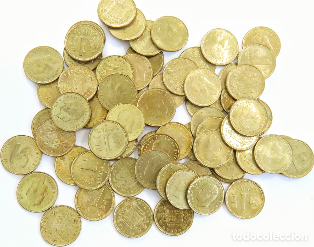 Monnaies d'Espagne: Lote Pesetas Juan Carlos I SC 242 gr Estrellas Sin Revisar
