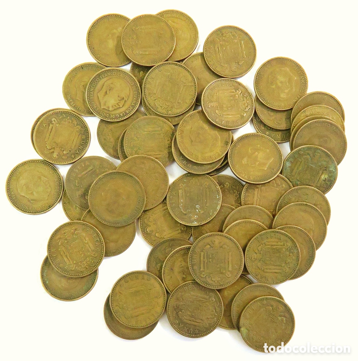 Monnaies d'Espagne: Lote Pesetas Franco 1963 200 gr Estrellas Revisar