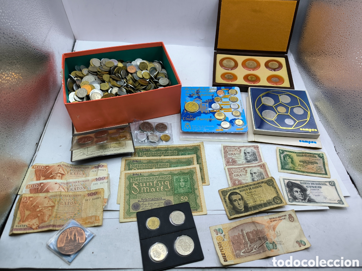 Moedas de Espanha: M&aacute;s de 6'5 kilos de monedas+extras