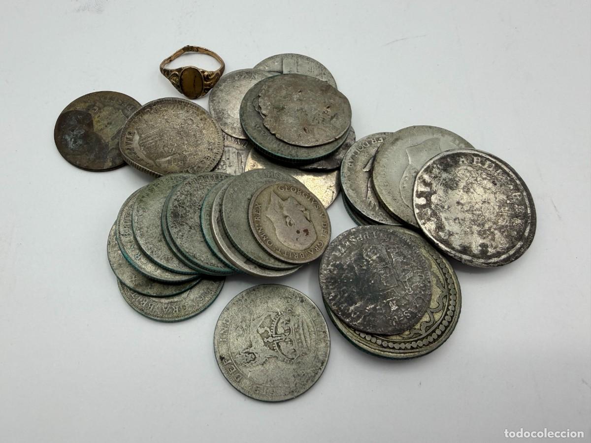 Moedas de Espanha: LOTE DE MONEDAS DE PLATA MC. PESO 157 GRAMOS.