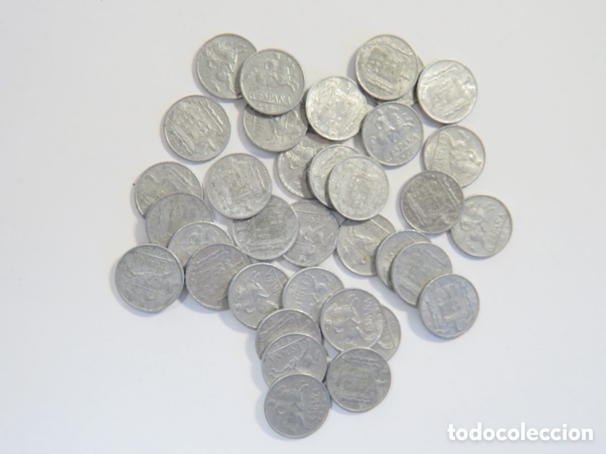 Monnaies d'Espagne: &iexcl;&iexcl; Gran Lote 35 Monedas Jinete Ib&eacute;rico !! 10 C&eacute;ntimos Franco - Varias Calidades - Algunas SC