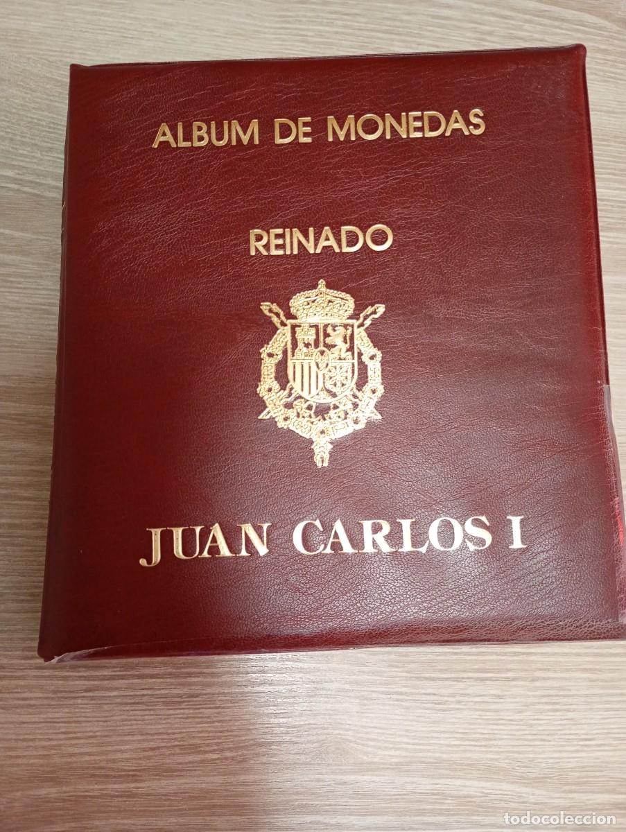 Monnaies d'Espagne: ALBUM PRONUMAS DE REGALO CON 15 HOJAS 1975-1988 CON CARTERITAS Y TIRAS