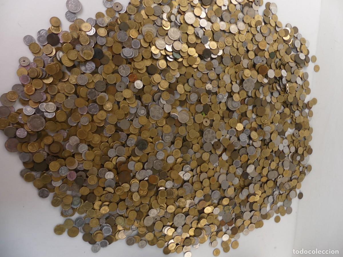 Monnaies d'Espagne: Colecci&oacute;n Lote de Monedas de Espa&ntilde;a y el Mundo + - 13,9 KILOS