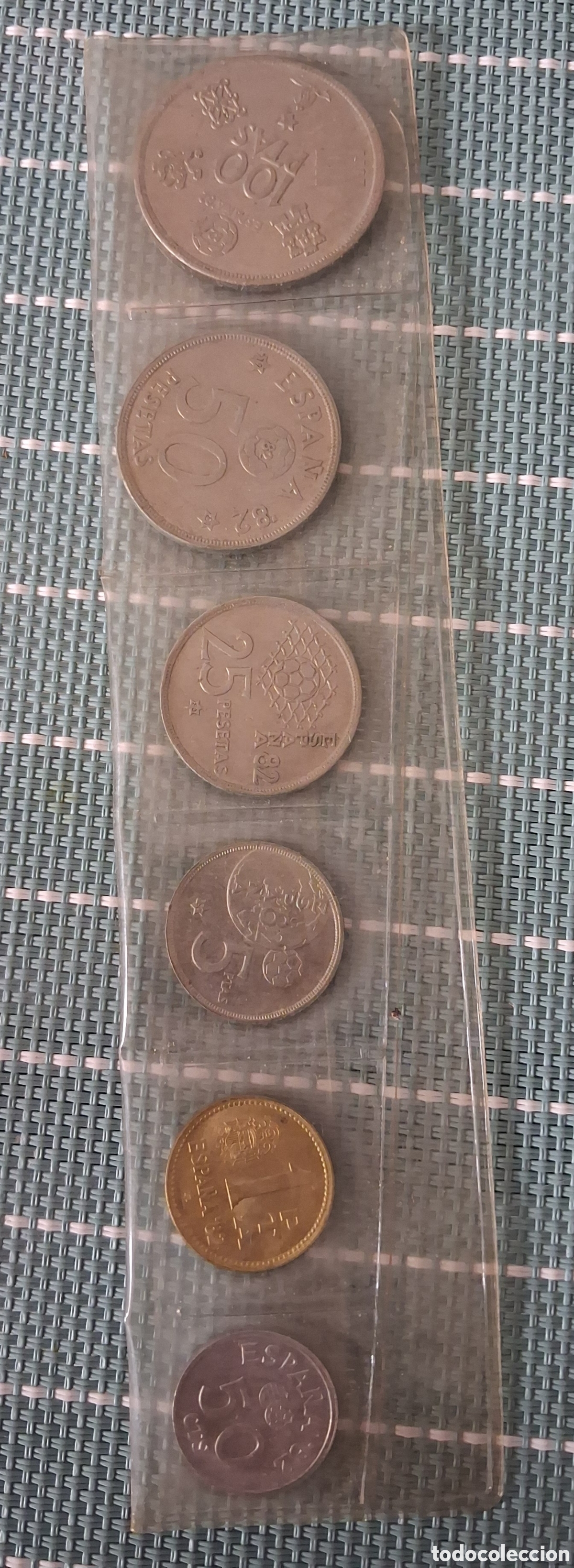 Monedas de Espa&ntilde;a: Conjunto monedas Mundial '82