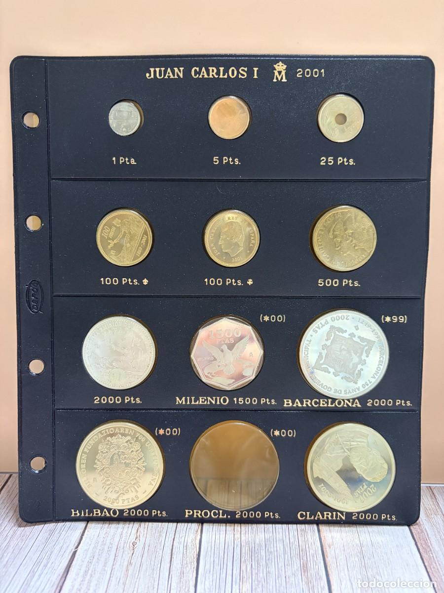 Moedas de Espanha: ESPA&Ntilde;A. A&Ntilde;O 2001. S/C. MILENIO. 750 ANIV. GOBIERNO MUNICIPAL BARCELONA. BILBAO. CLARIN. VER FOTOS