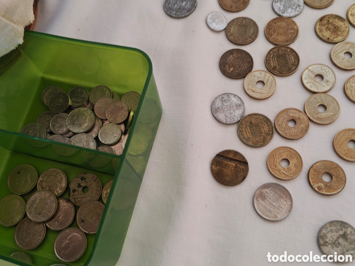 Monedas de Espa&ntilde;a: GRAN LOTE MONEDAS ANTIGUAS - Foto 13