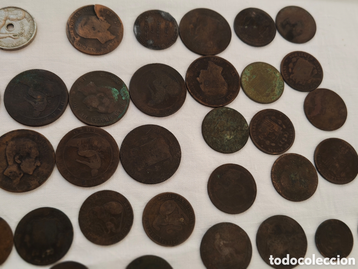 Monedas de Espa&ntilde;a: GRAN LOTE MONEDAS ANTIGUAS - Foto 20