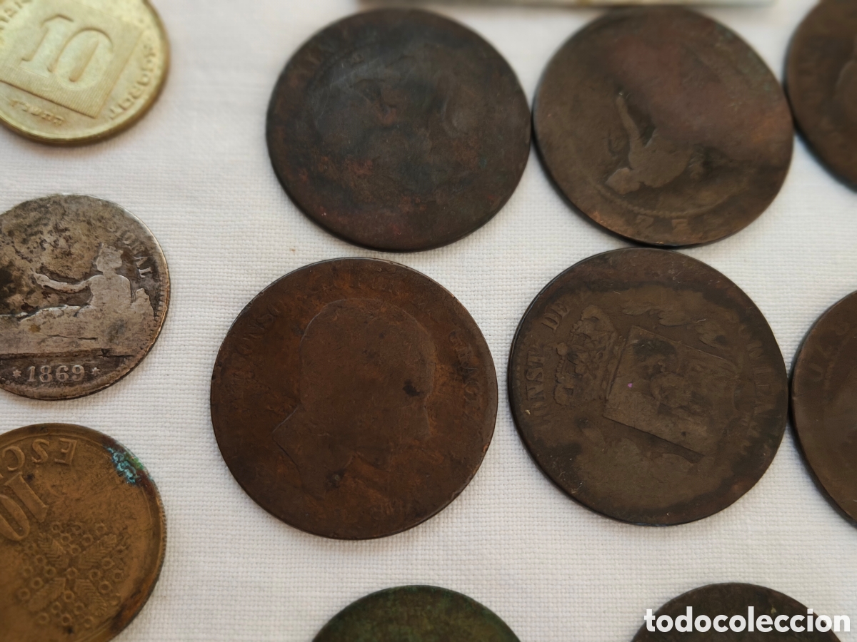 M&uuml;nzen von Spanien: GRAN LOTE MONEDAS ANTIGUAS
