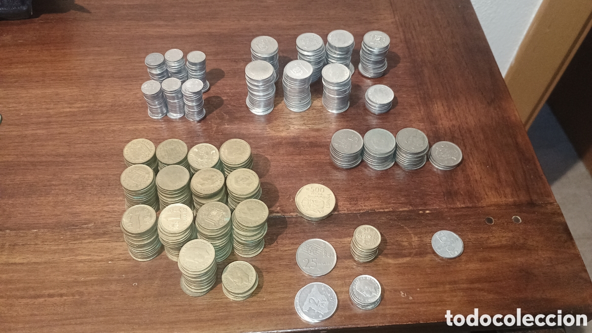Monedas de Espa&ntilde;a: Gran Lote Monedas ,Franco y Juan Carlos