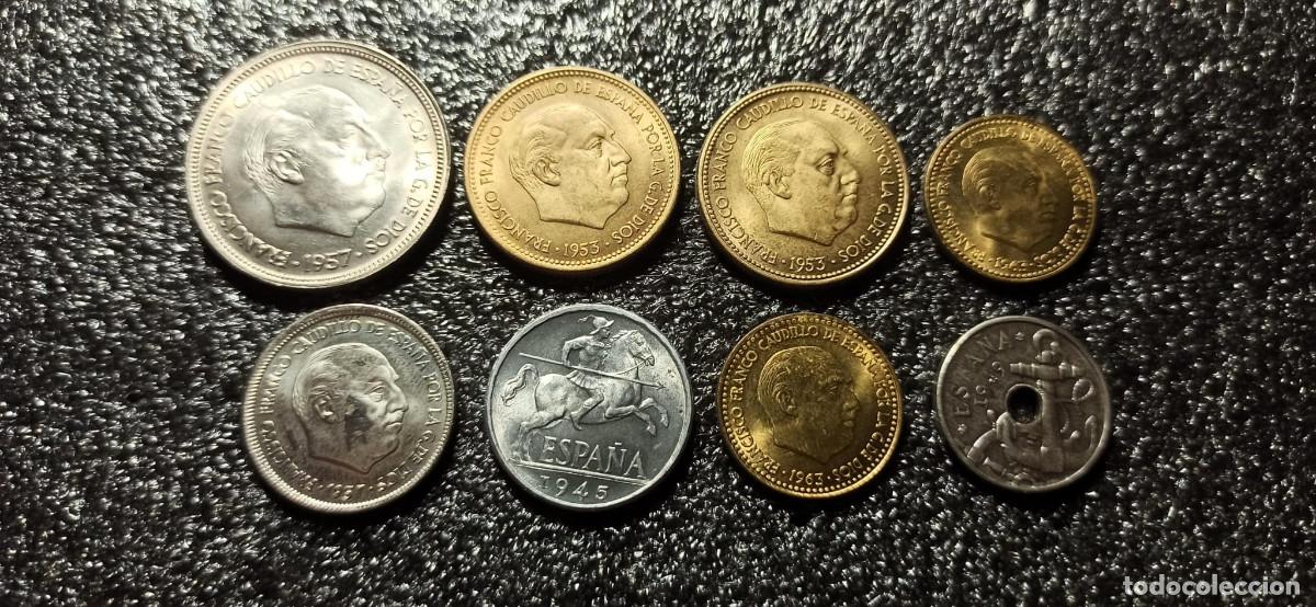 M&uuml;nzen von Spanien: ESPA&Ntilde;A Tira de 8 Valores del Estado Espa&ntilde;ol Sin Circular Lote 9404 (Valor 124 euros)