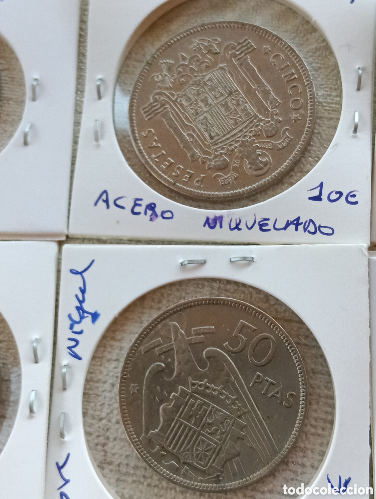 Monedas de Espa&ntilde;a: Lote 6 monedas espa&ntilde;olas surtidas - Foto 2