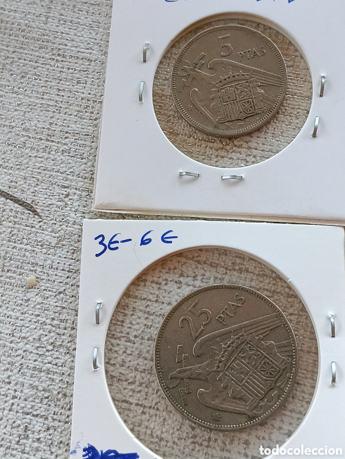 Monedas de Espa&ntilde;a: Lote 6 monedas espa&ntilde;olas surtidas - Foto 3