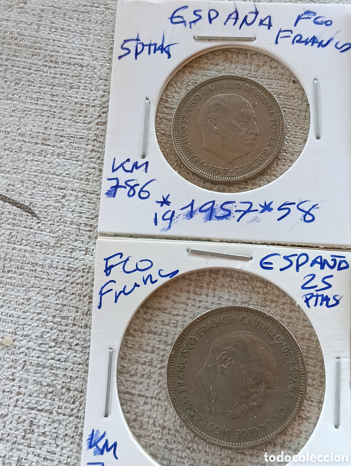 Monedas de Espa&ntilde;a: Lote 6 monedas espa&ntilde;olas surtidas - Foto 5