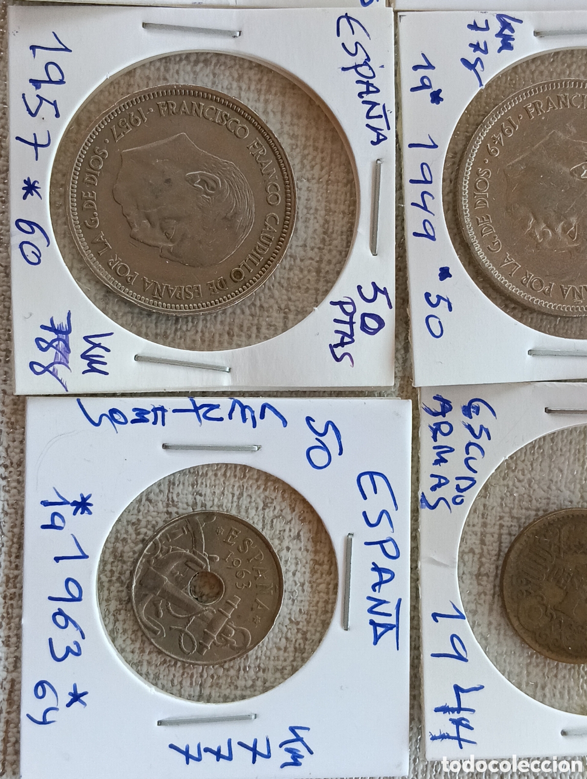 Monedas de Espa&ntilde;a: Lote 6 monedas espa&ntilde;olas surtidas - Foto 6