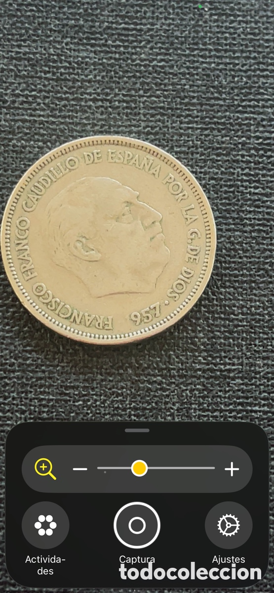 Monedas de Espa&ntilde;a: Moneda 25 pesetas 1957*59 - Foto 3