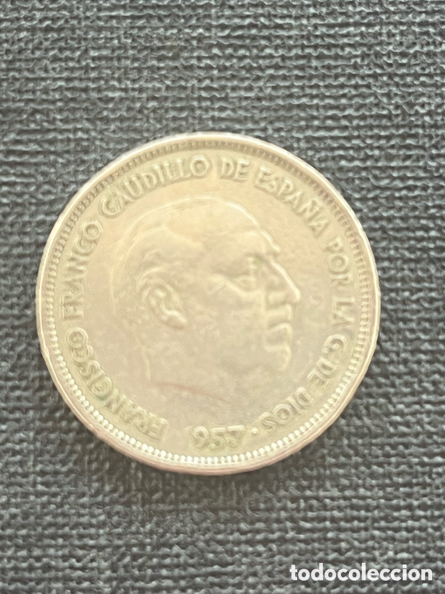Monedas de Espa&ntilde;a: Moneda 25 pesetas 1957*59 - Foto 1