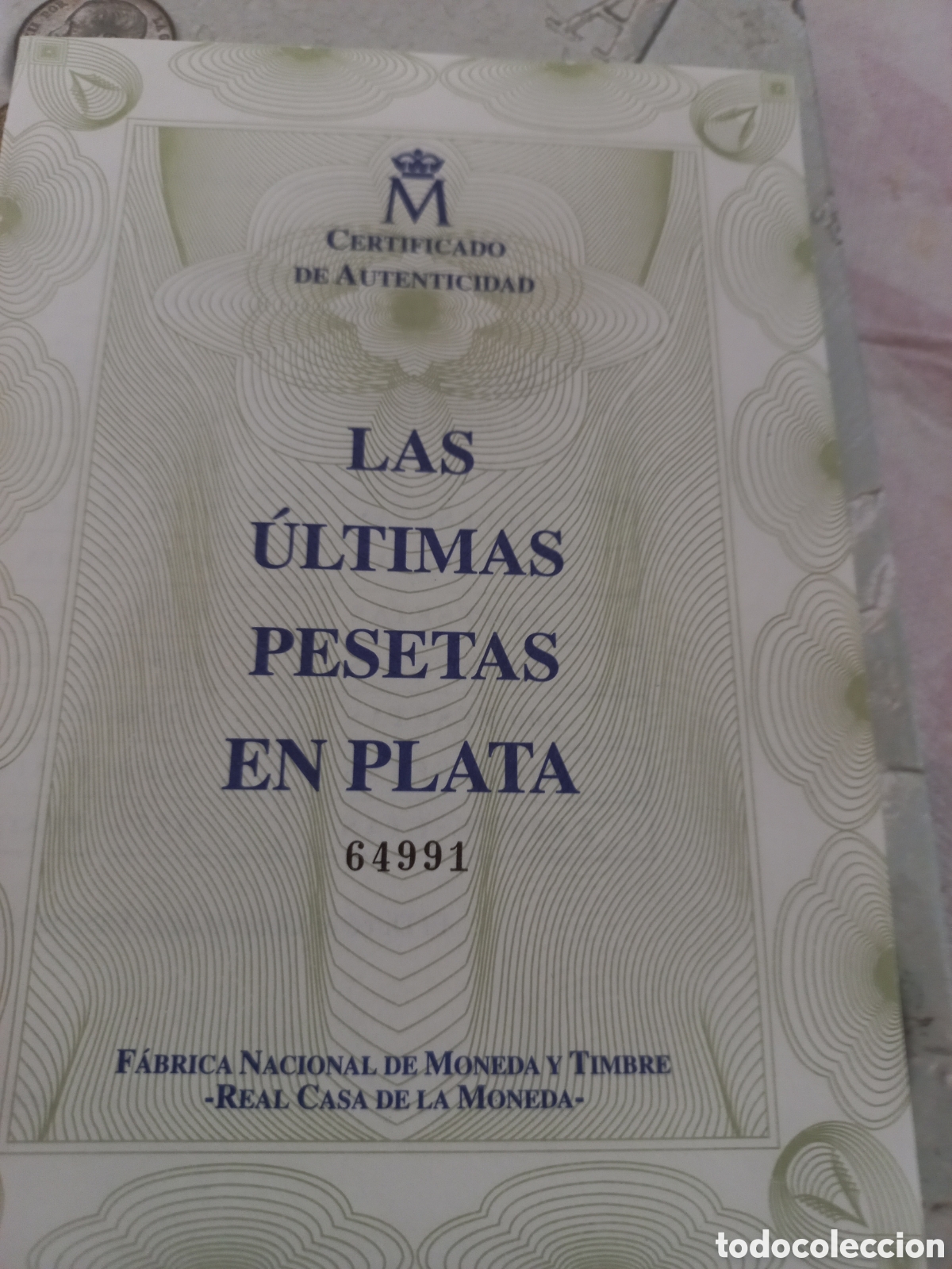 Monedas de Espa&ntilde;a: LAS ULTIMAS PESETAS EN PLATA