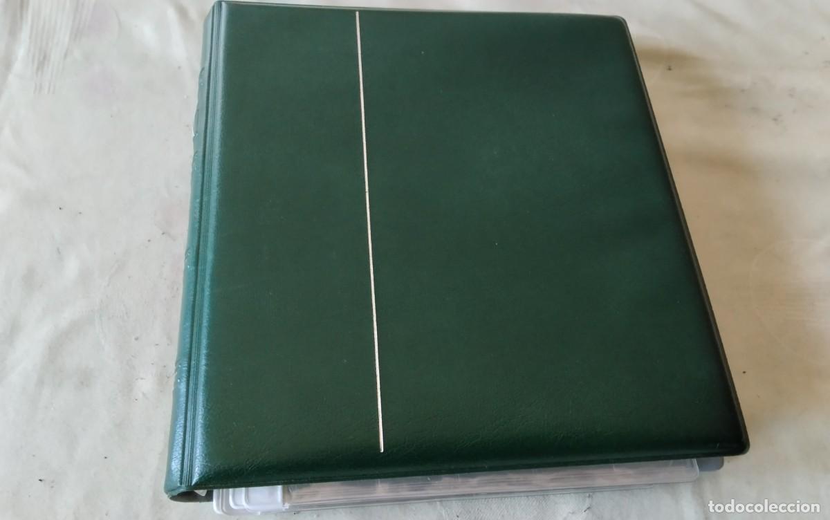 Monedas de Espa&ntilde;a: ALBUM DE MONEDAS CON APROX. MONEDAS VARIADAS , VER COMPOSICION - Foto 1