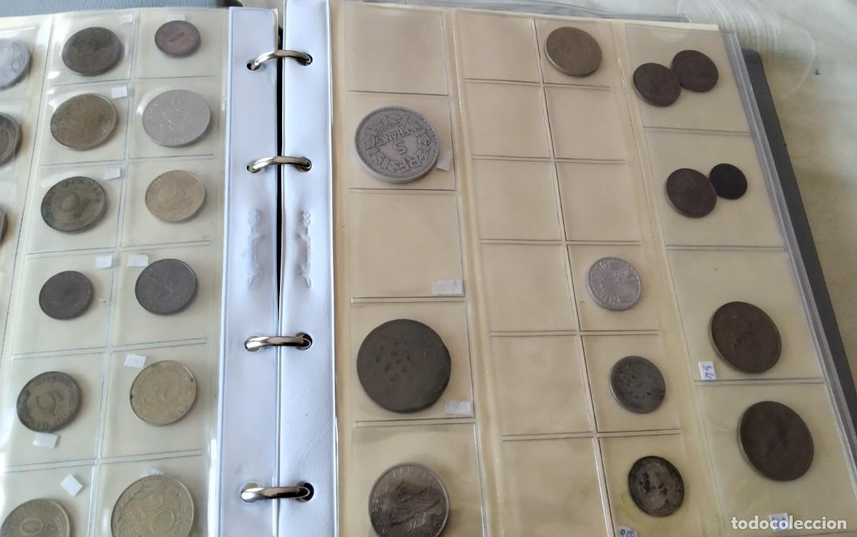 Monedas de Espa&ntilde;a: ALBUM DE MONEDAS CON APROX. MONEDAS VARIADAS , VER COMPOSICION - Foto 4